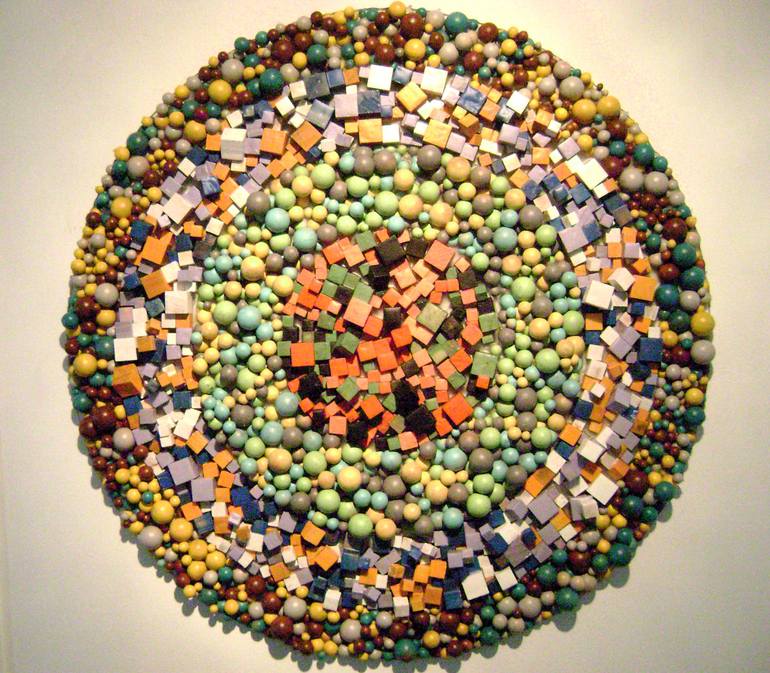 Original Geometric Abstract Sculpture by Bob Bradford
