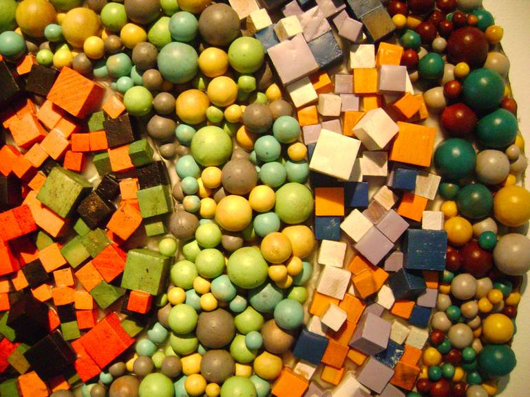 Original Geometric Abstract Sculpture by Bob Bradford