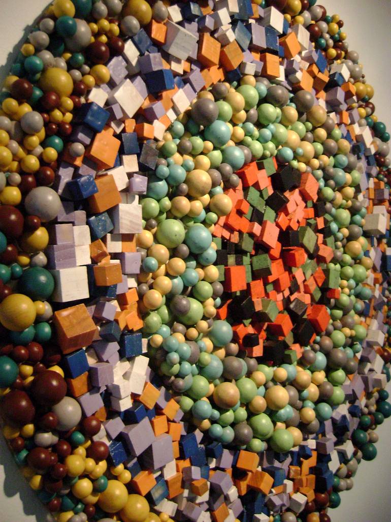 Original Geometric Abstract Sculpture by Bob Bradford