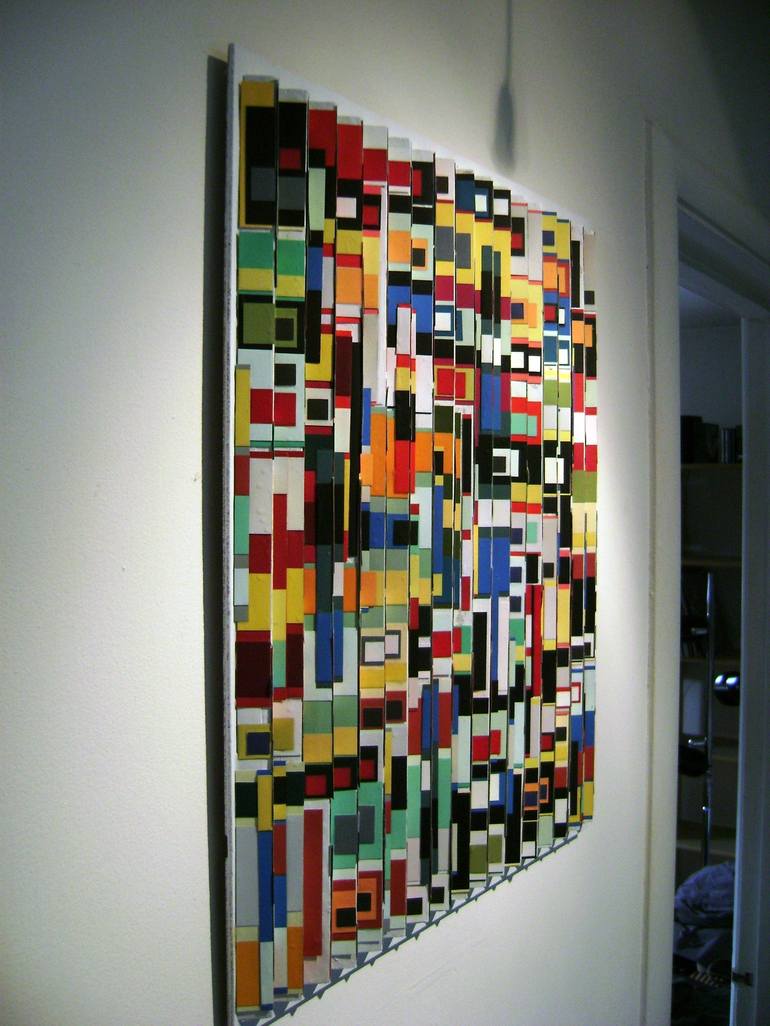 Original Abstract Wall Sculpture by bob bradford