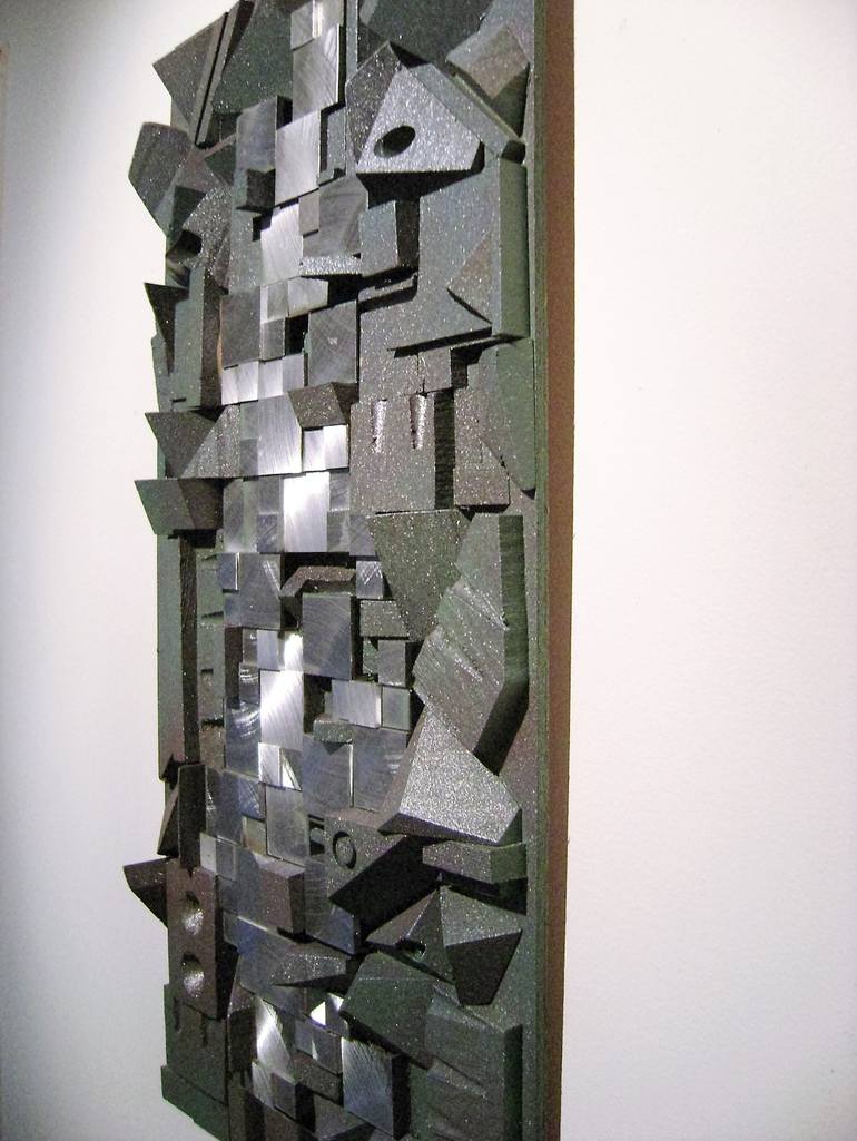 Original Abstract Wall Sculpture by bob bradford