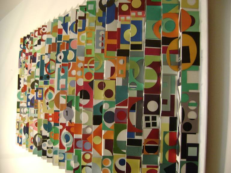 Original Abstract Wall Sculpture by bob bradford