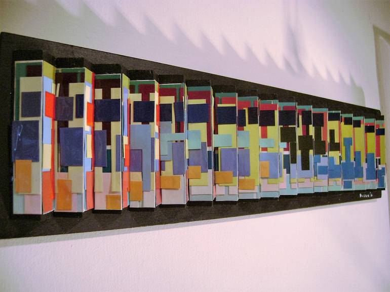 Original Abstract Geometric Sculpture by bob bradford