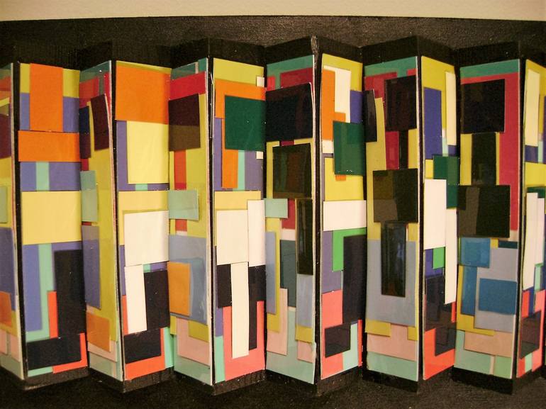 Original Abstract Geometric Sculpture by bob bradford