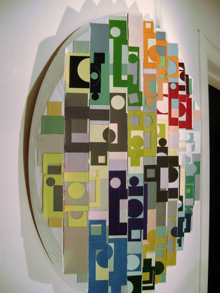 Original Abstract Wall Sculpture by bob bradford