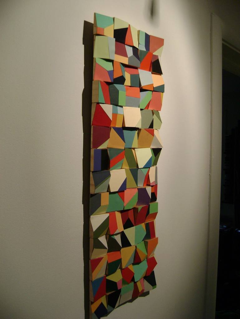 Original Abstract Wall Sculpture by bob bradford