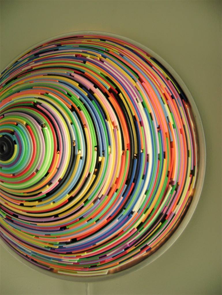 Original Abstract Light Sculpture by bob bradford