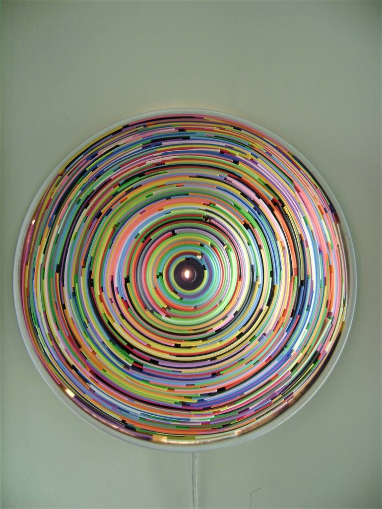 Original Abstract Light Sculpture by bob bradford