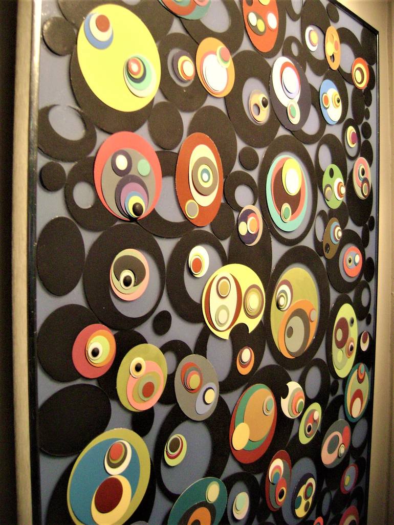 Original Abstract Wall Sculpture by bob bradford