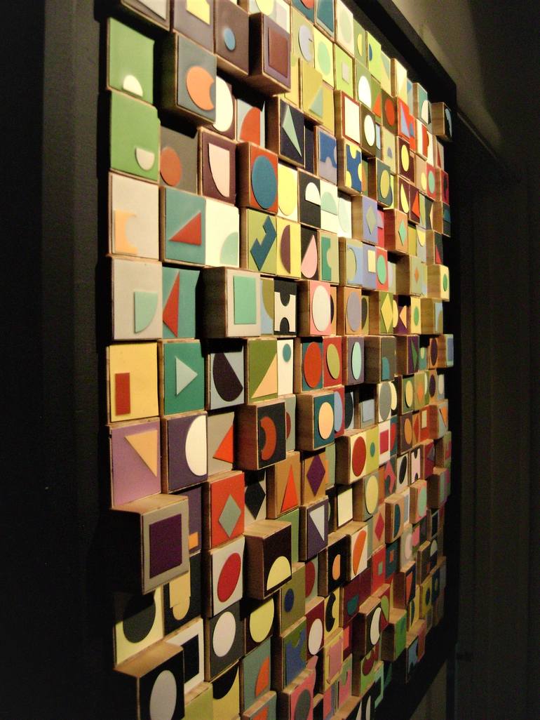 Original Abstract Wall Sculpture by bob bradford