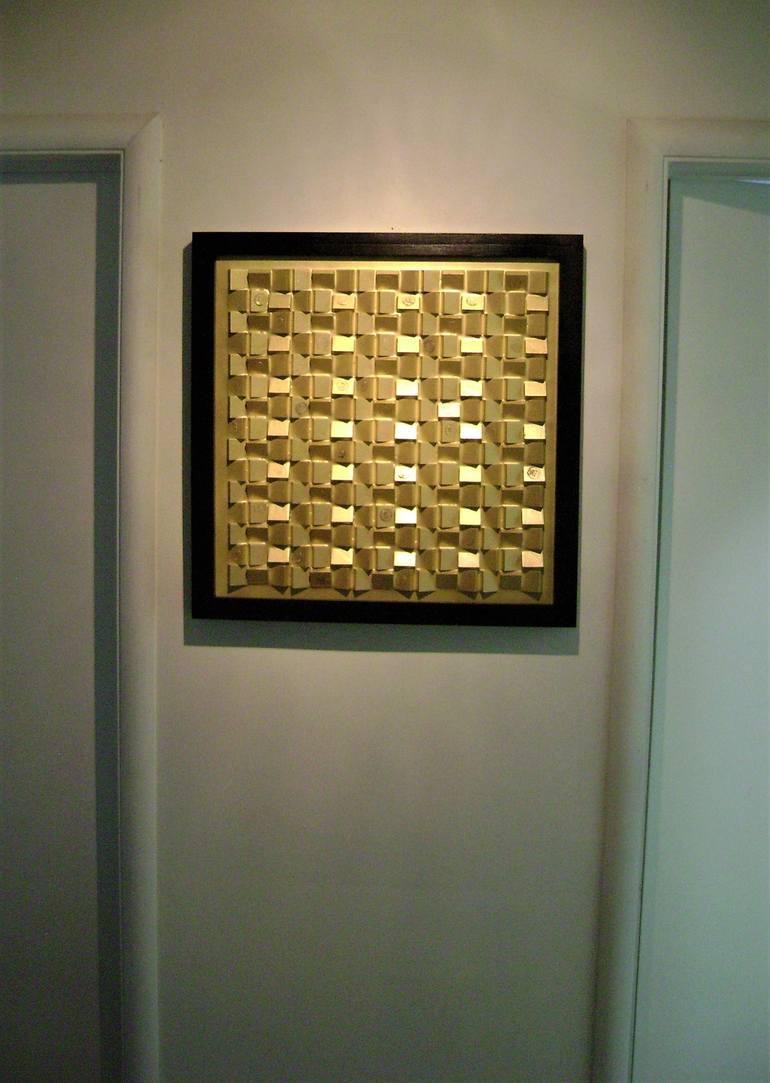 Original Abstract Geometric Sculpture by bob bradford