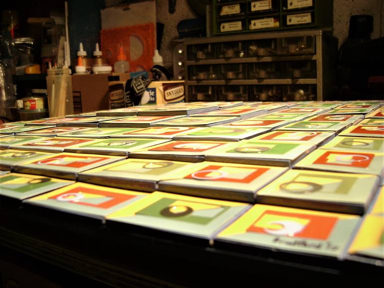 Original Abstract Geometric Sculpture by Bob Bradford