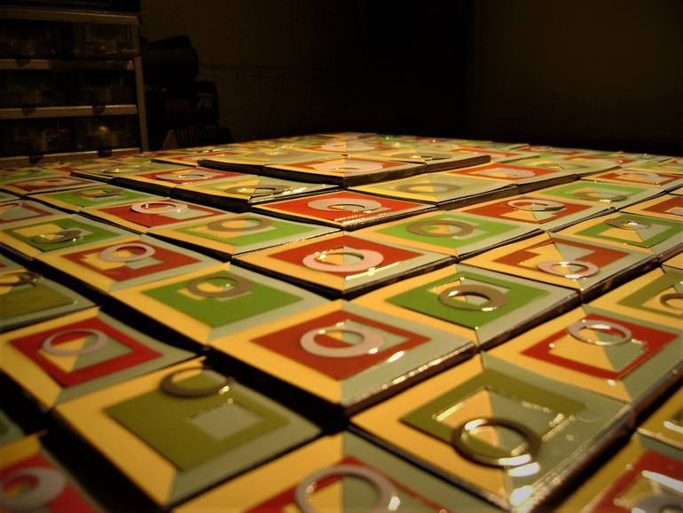 Original Abstract Geometric Sculpture by Bob Bradford