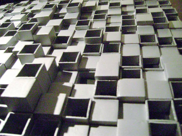 Original Abstract Architecture Sculpture by Bob Bradford