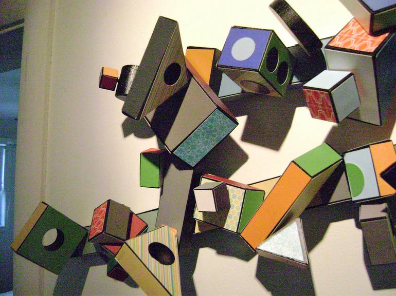 Original Abstract Geometric Sculpture by bob bradford