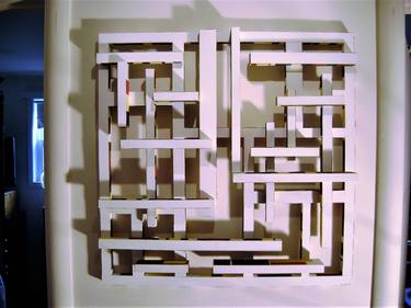 Original Abstract Wall Sculpture by bob bradford