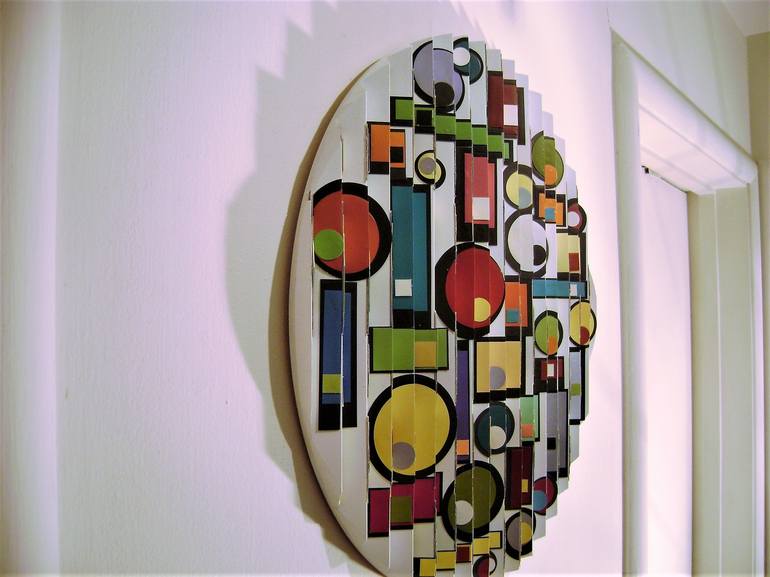 Original Abstract Wall Sculpture by bob bradford