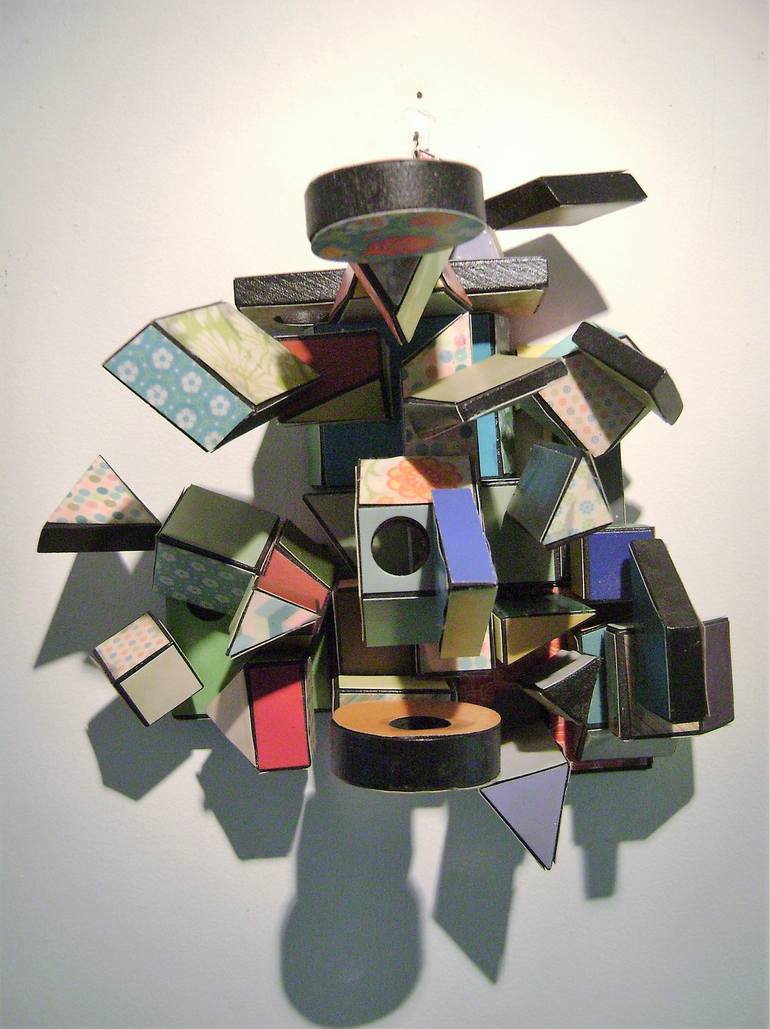 Original Abstract Geometric Sculpture by bob bradford