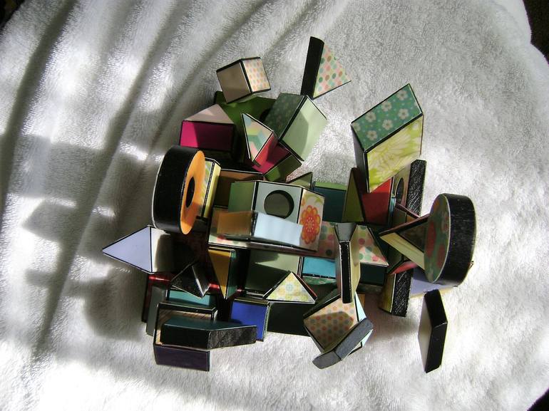 Original Abstract Geometric Sculpture by bob bradford