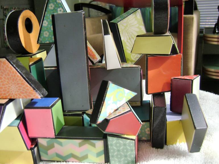 Original Abstract Geometric Sculpture by bob bradford