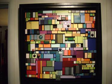 Original Abstract Geometric Sculpture by bob bradford