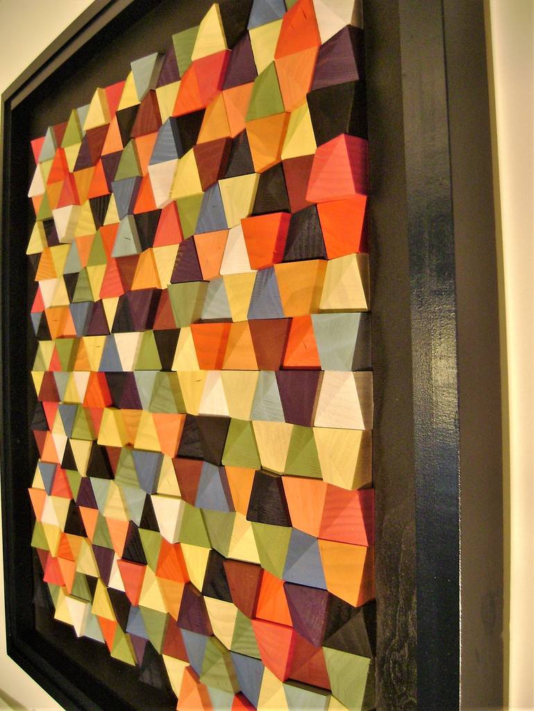 Original Abstract Geometric Sculpture by bob bradford