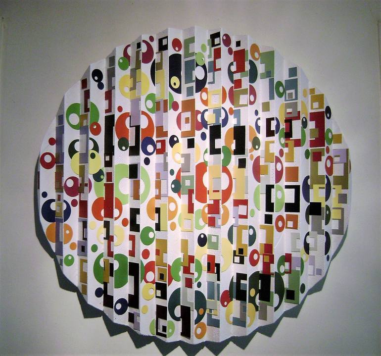 Original Cubism Abstract Sculpture by Bob Bradford