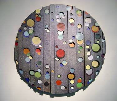 Original Abstract Outer Space Sculpture by bob bradford