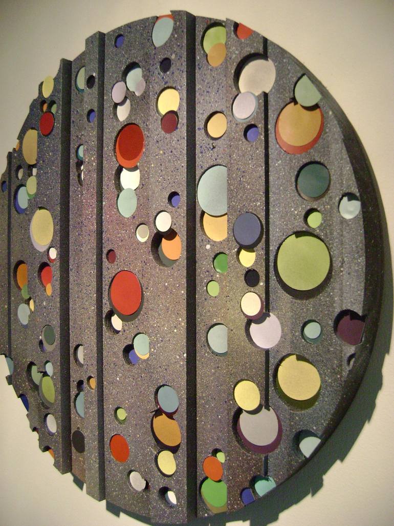 Original Abstract Outer Space Sculpture by bob bradford