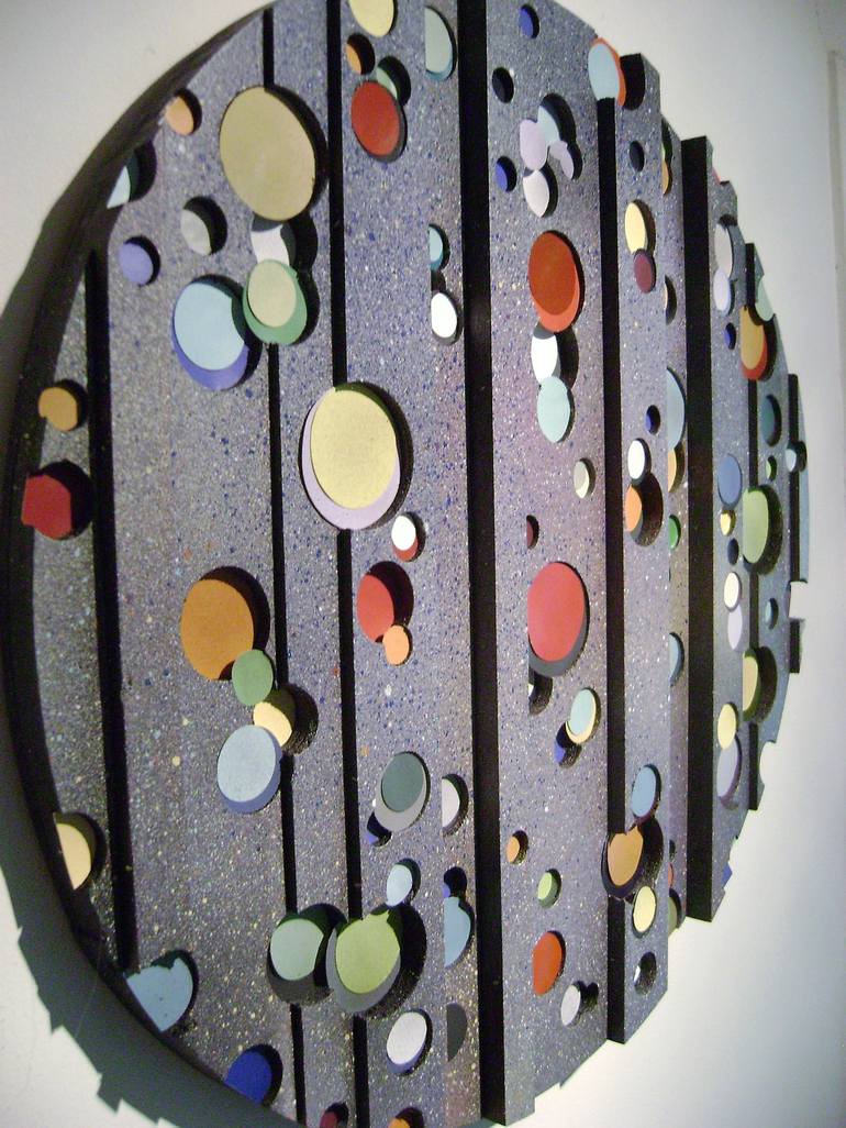 Original Abstract Outer Space Sculpture by bob bradford