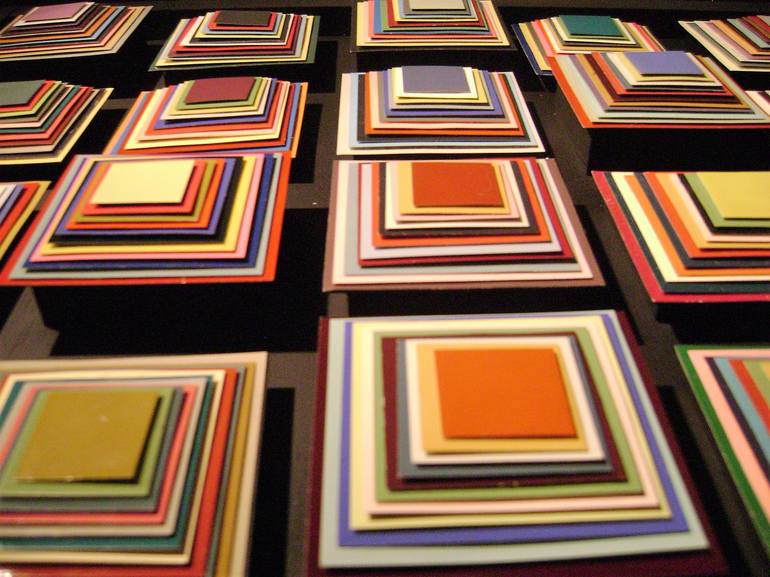 Original Abstract Geometric Collage by bob bradford