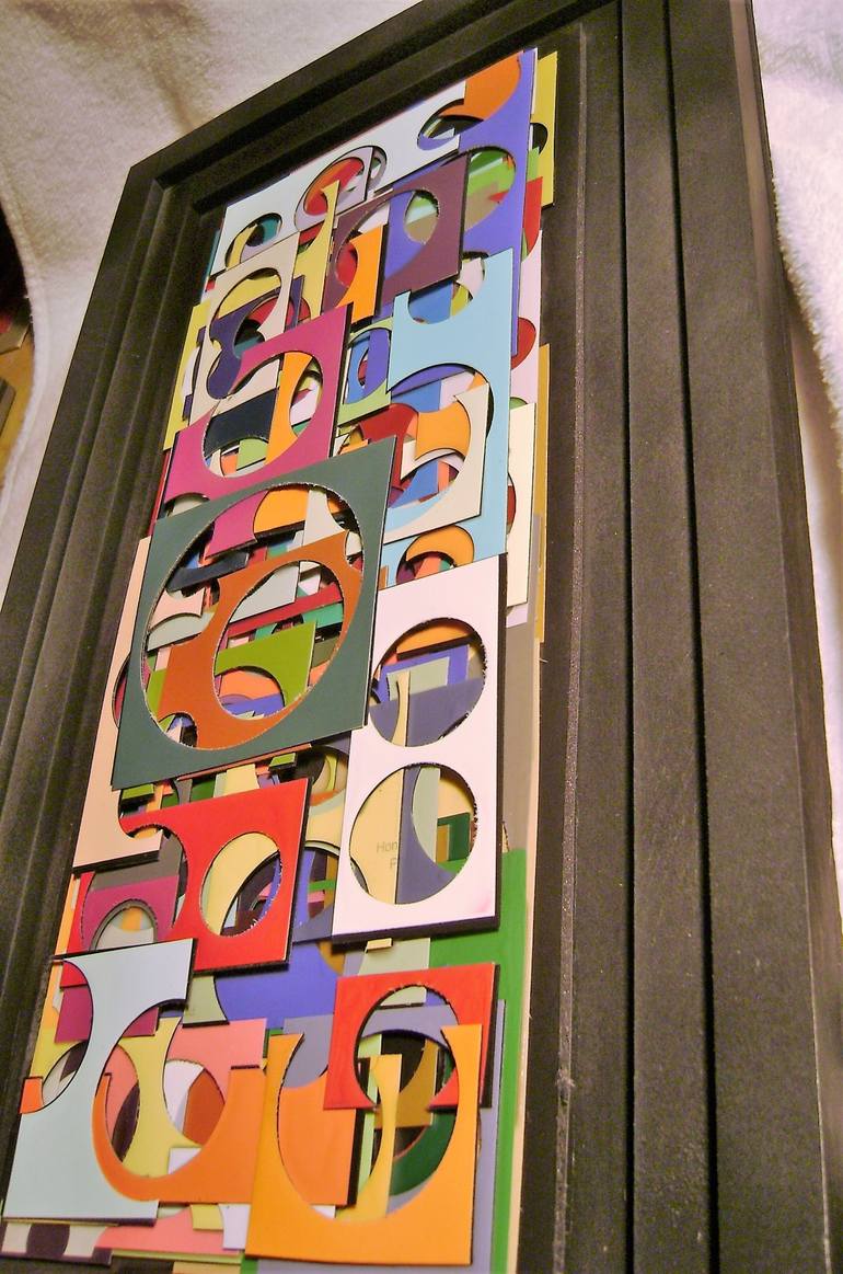 Original Cubism Abstract Collage by bob bradford