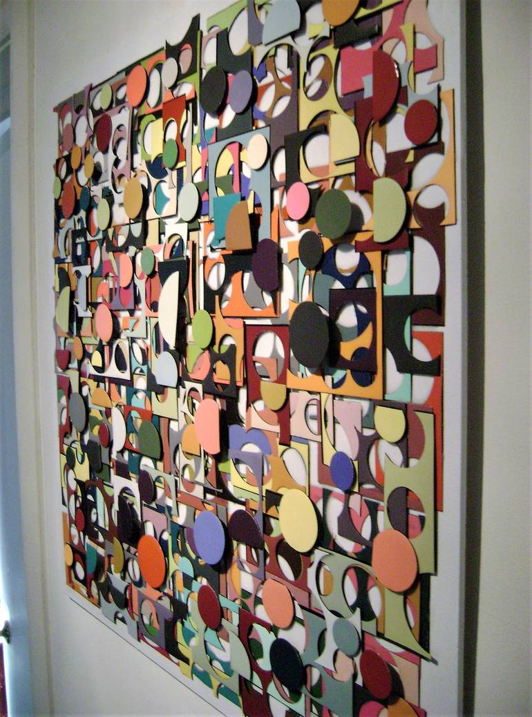 Original Cubism Abstract Collage by bob bradford