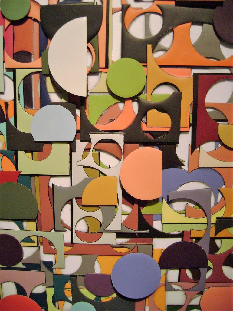 Original Cubism Abstract Collage by bob bradford