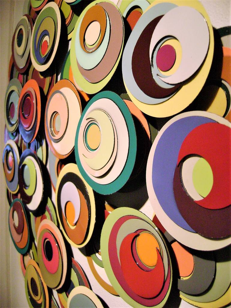 Original Abstract Wall Sculpture by bob bradford