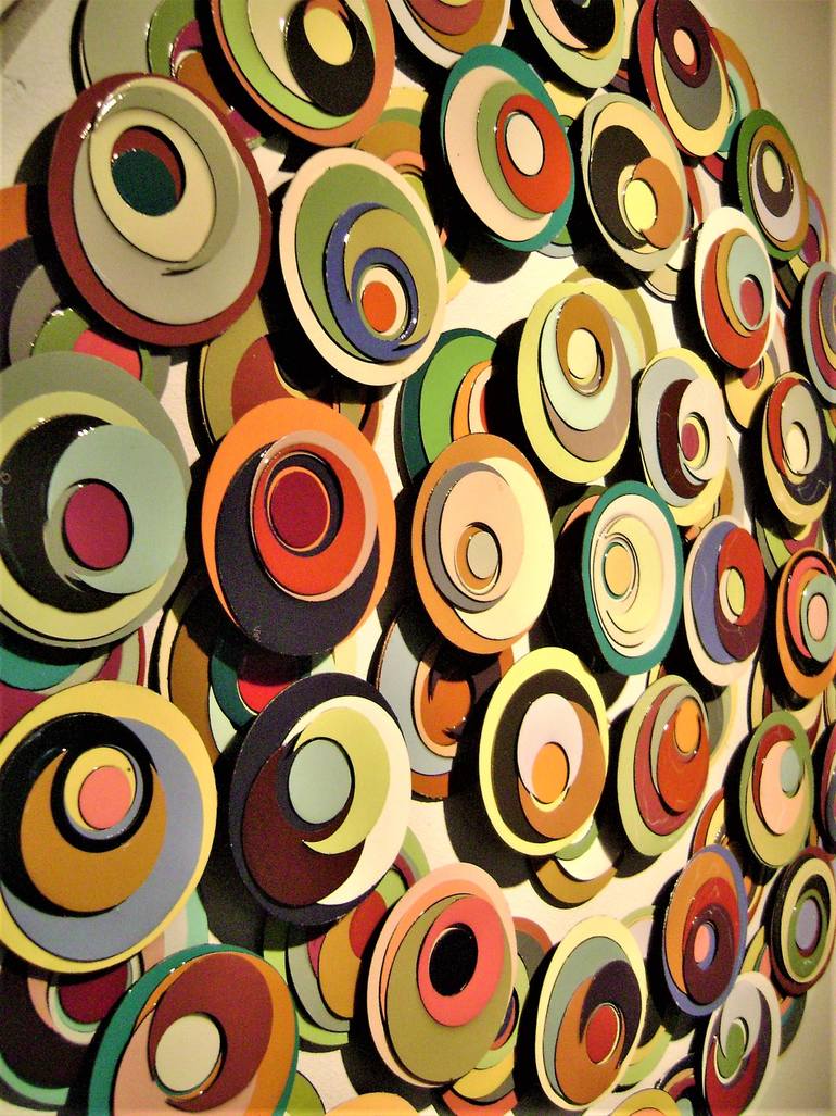 Original Abstract Wall Sculpture by bob bradford