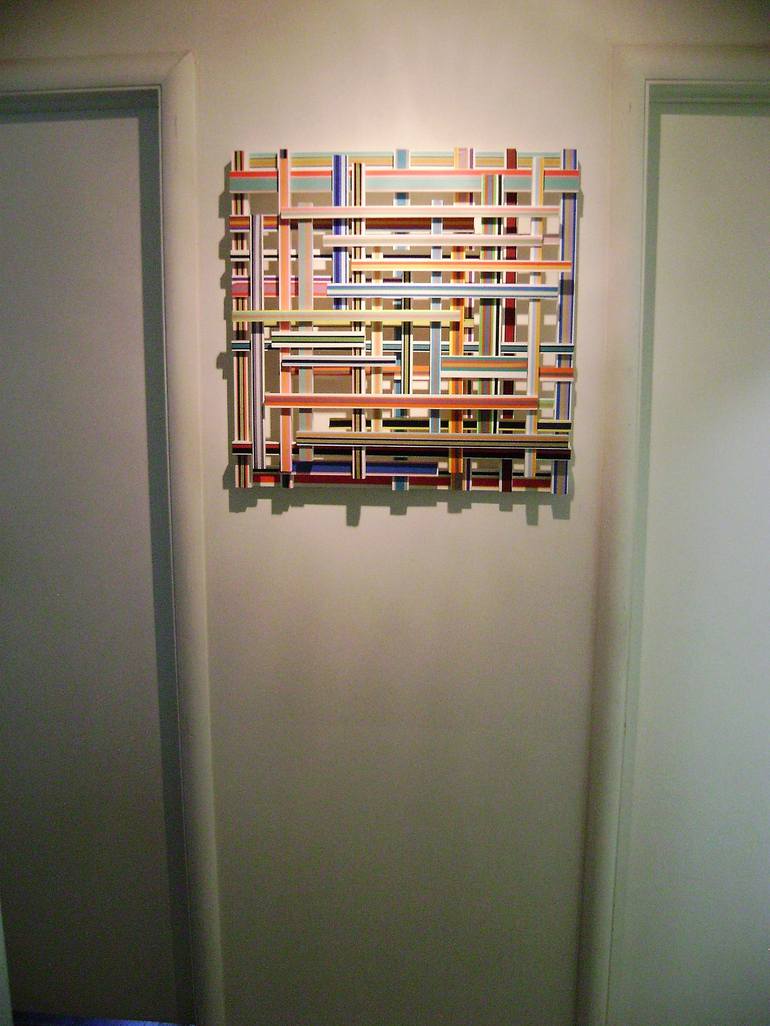 Original Abstract Wall Sculpture by bob bradford