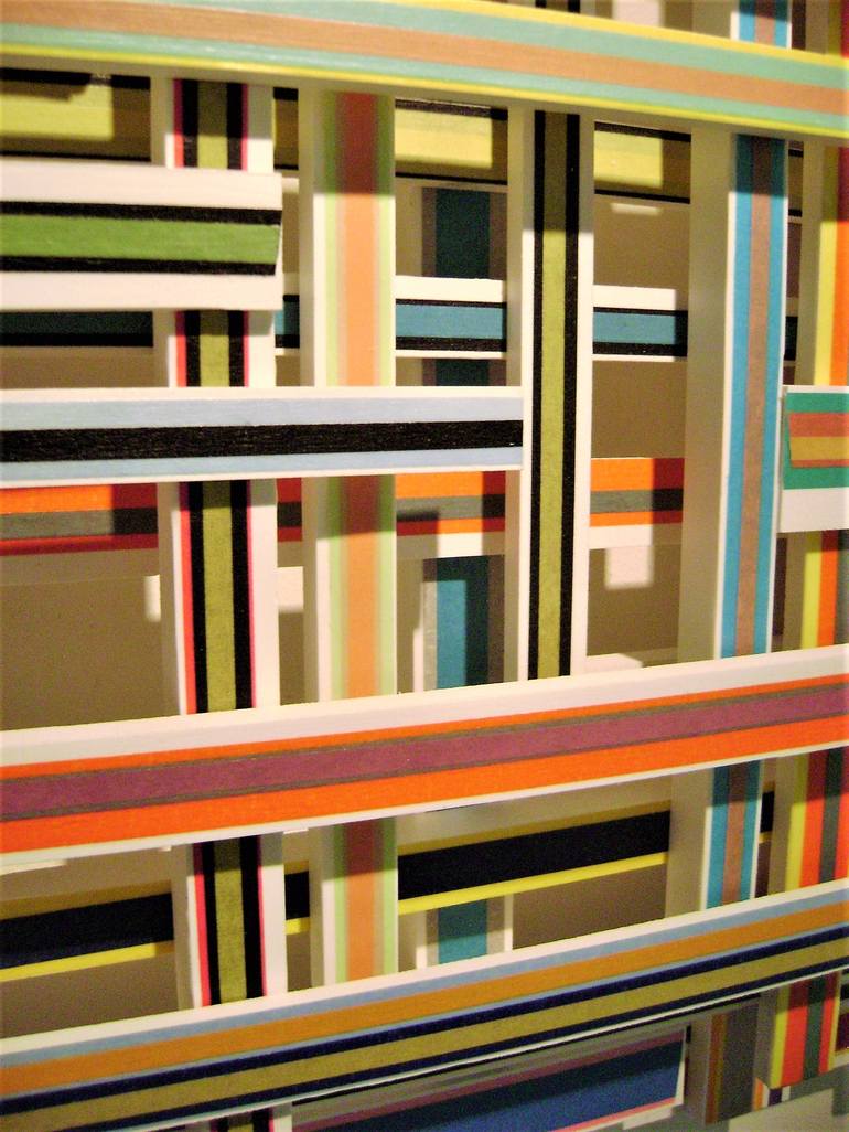 Original Abstract Wall Sculpture by bob bradford