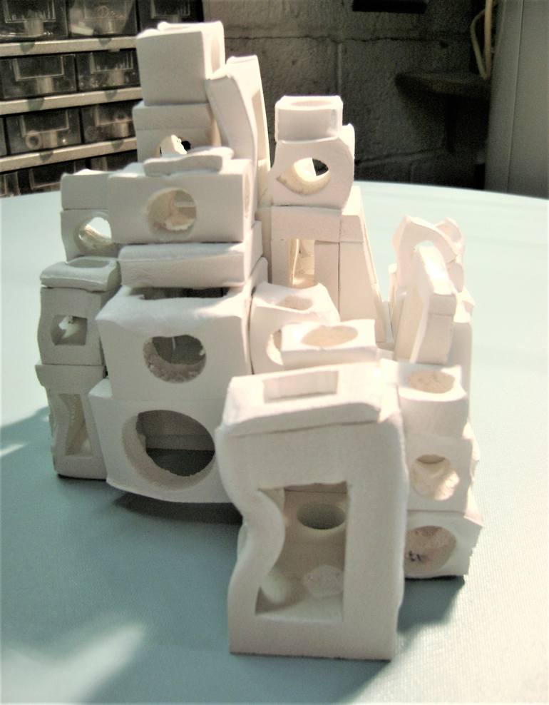 Original Abstract Architecture Sculpture by bob bradford
