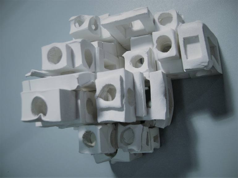 Original Abstract Architecture Sculpture by bob bradford