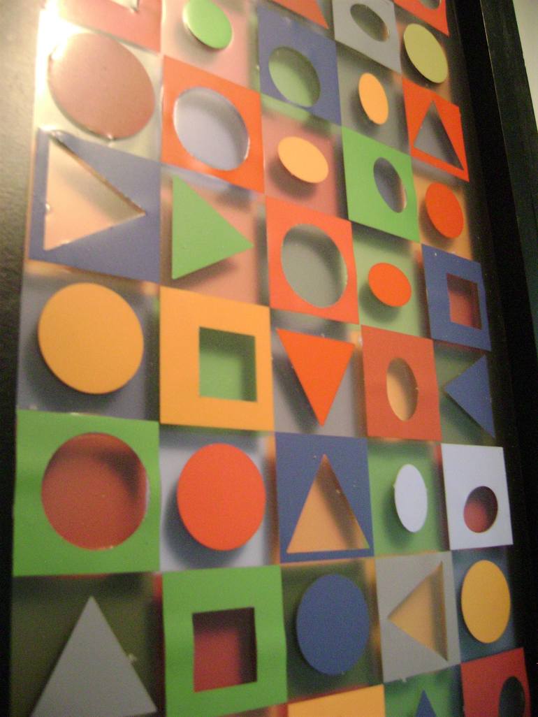 Original Abstract Geometric Sculpture by bob bradford