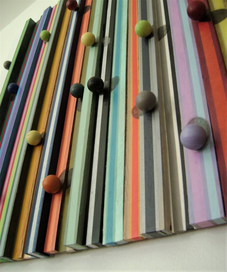 Original Abstract Wall Sculpture by bob bradford