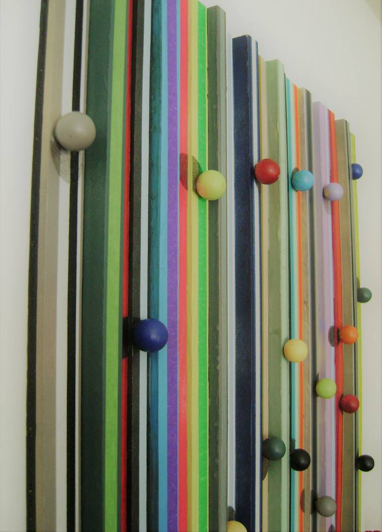 Original Abstract Wall Sculpture by bob bradford