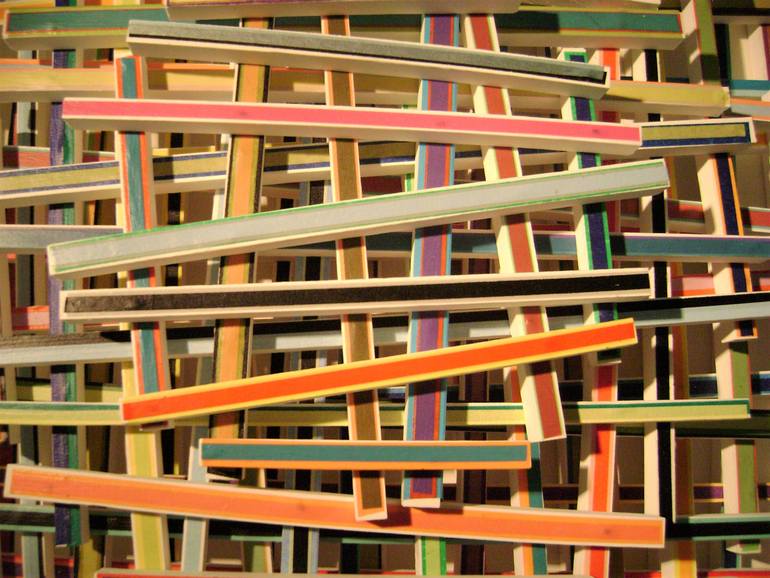 Original Abstract Geometric Sculpture by Bob Bradford