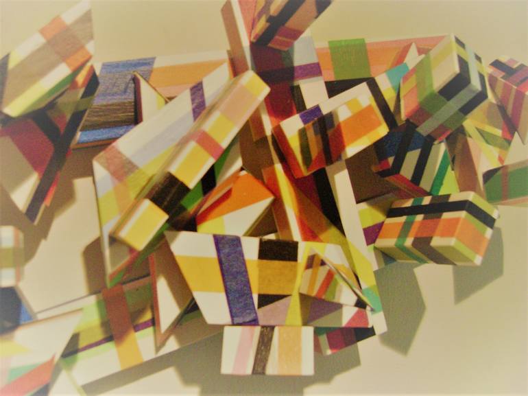 Original Abstract Wall Sculpture by bob bradford