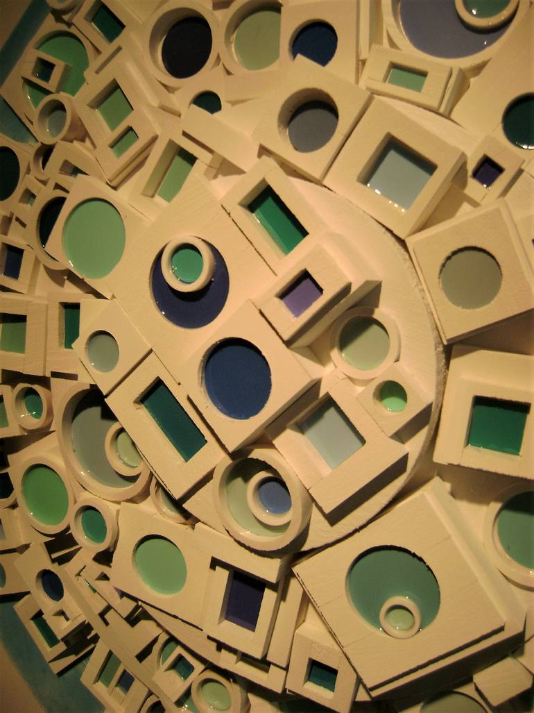 Original Abstract Landscape Sculpture by Bob Bradford