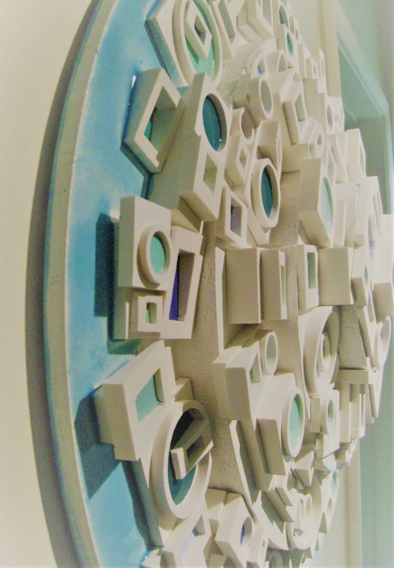 Original Abstract Landscape Sculpture by Bob Bradford