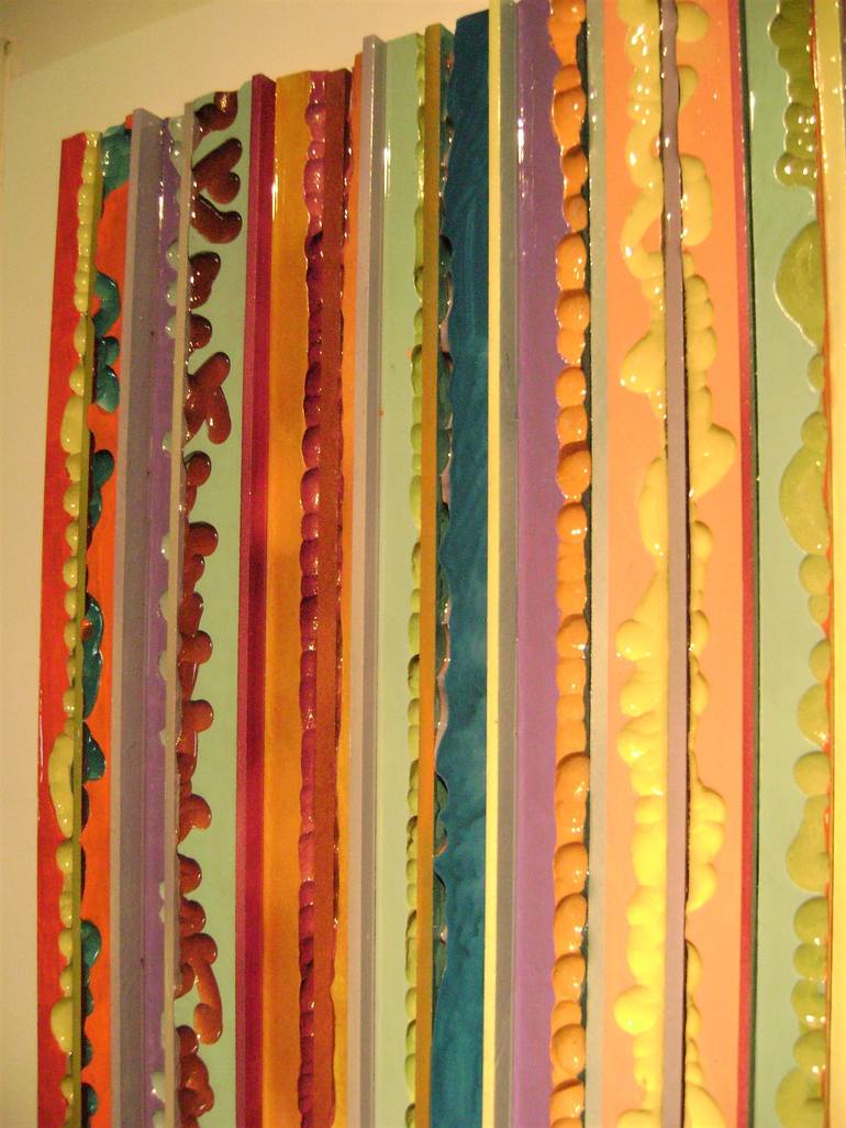 Original Abstract Wall Sculpture by bob bradford