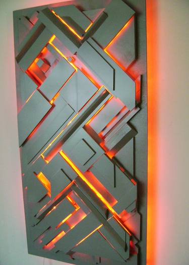 Original Light Sculpture by bob bradford