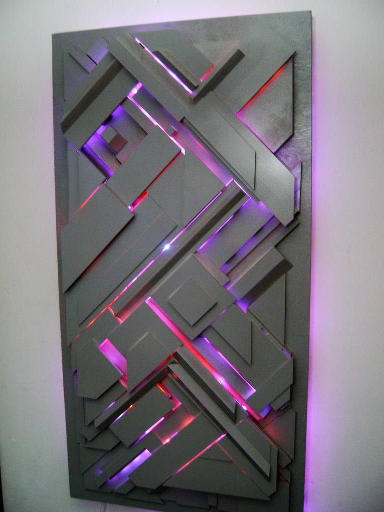 Original Abstract Light Sculpture by bob bradford